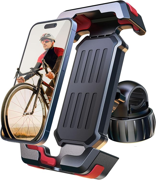 2025 New Upgraded Bike Phone Holder Handlebar 1S Quick Install Motorcycle Mount Bicycle