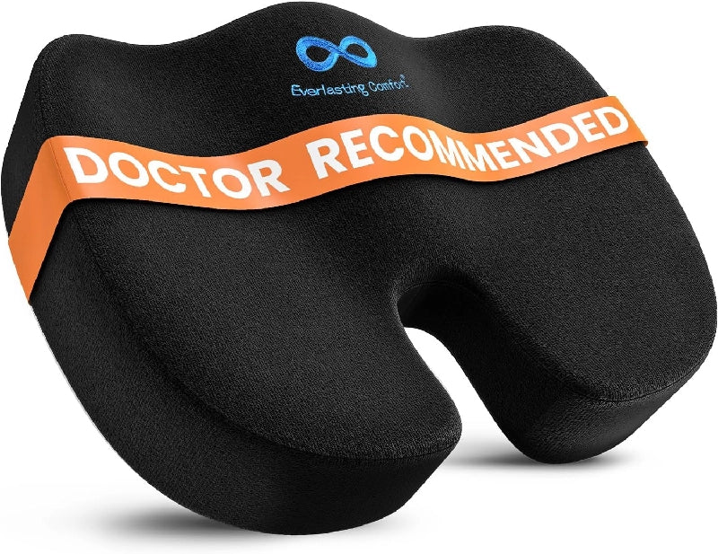 Everlasting Comfort Doctor Recommended Memory Foam Car Seat Cushions