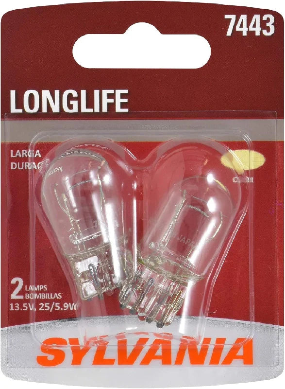 SYLVANIA 7443 Long Life Miniature Bulb Ideal for Daytime Running Lights
