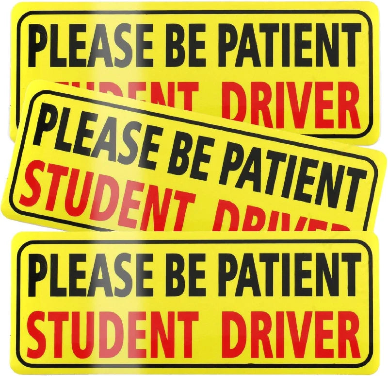 JUSTTOP 3pcs Student Driver Magnet for Car