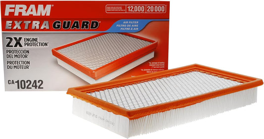 FRAM Extra Guard CA10242 Replacement Engine Air Filter for Select Ford, Lincoln, Mazda, and Mercury Models, Provides Up to 12 Months or 12,000 Miles Filter Protection