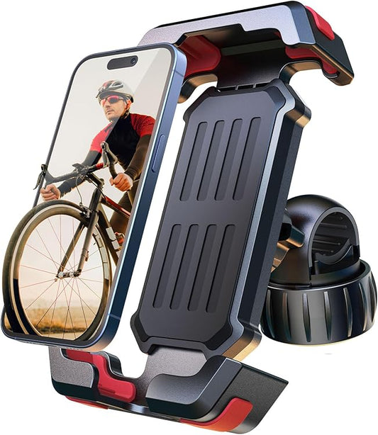2025 Upgraded Bike Phone Holder Handlebar 1S Quick Install Motorcycle Phone Mount