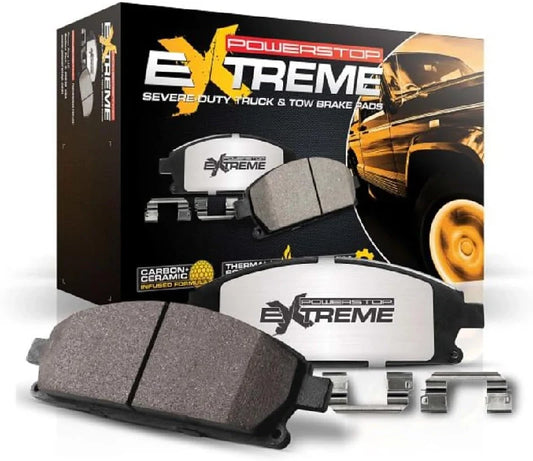 Power Stop Z36-898 Rear Z36 Truck & Tow Carbon-Fiber Ceramic Brake Pads For 2007-2009 Chrysler Aspen