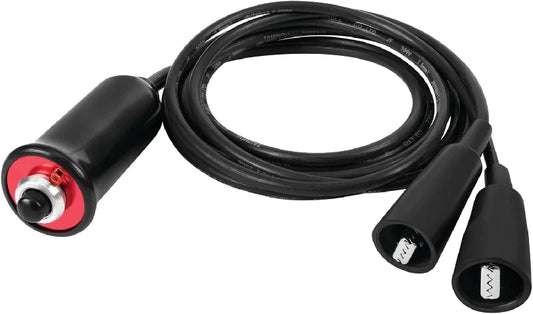 Performance Tool W80586 Heavy Duty Remote Starter for Car and Truck Engines with Push-Button Switch and 5-ft Wire Leads