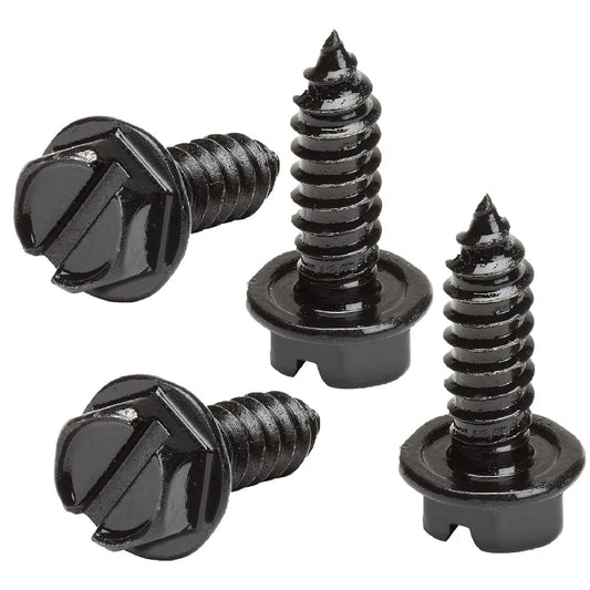 License Plate Screws with Rustproof Finish