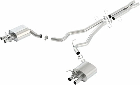 BORLA Cat-Back System for 2015-2020 Ford Mustang Shelby GT350