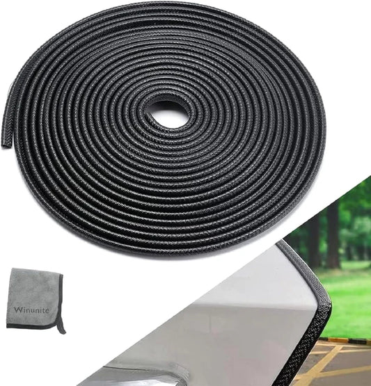 Winunite 16.4Ft(5M) Car Door Edge Guards Black