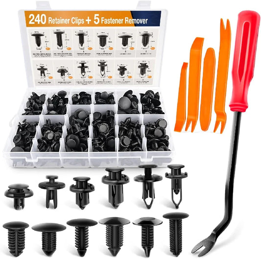Plastic Rivets Fasteners Push Retainer Kit