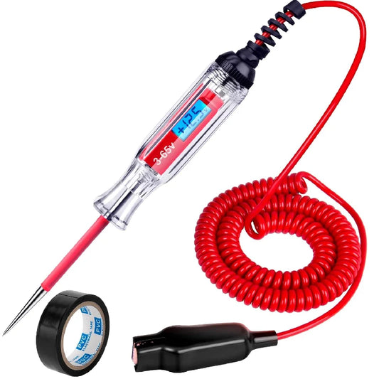Heavy Duty 3-65V Backlit Digital LCD Circuit Tester