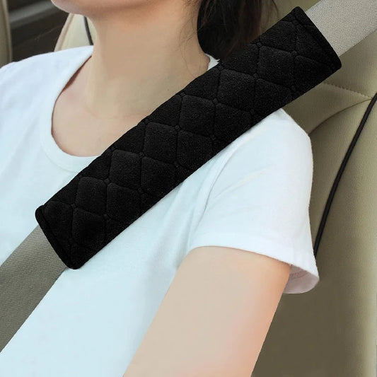 Amooca Soft Auto Seat Belt Cover Seatbelt Shoulder Pad