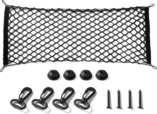 Amiss Cargo Net Stretchable Trunk Storage Net with Hooks