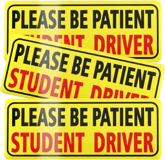 JUSTTOP 3pcs Student Driver Magnet for Car