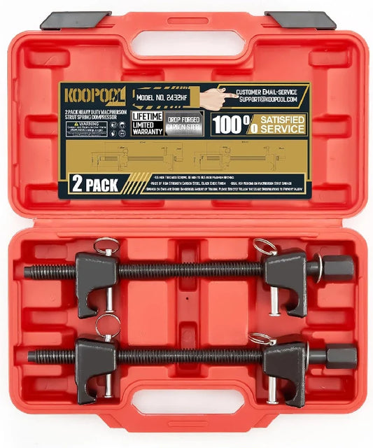 KOOPOOL Macpherson Strut Spring Compressor Tool Set 2 Pack