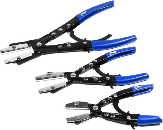 SMOTIVEPRO 3pcs Ratcheting Hose Pinch Off Pliers Set