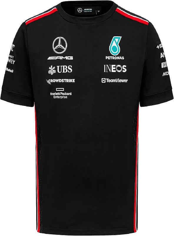 Mercedes AMG Petronas Formula One Team 2023 Team T-shirt Black Men Size: L