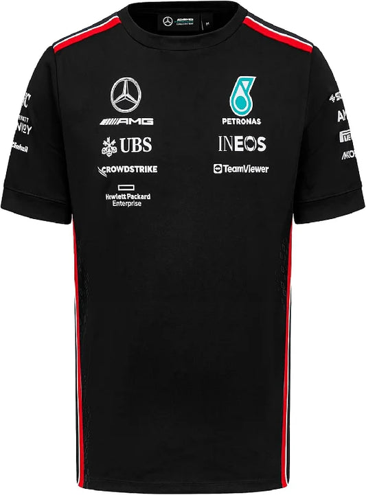 Mercedes AMG Petronas Formula One Team 2023 Team T-shirt Black Men Size: L