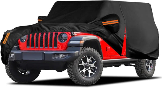 Waterproof Car Cover for Jeep Wrangler 4 Door 2006-2025 JK JL