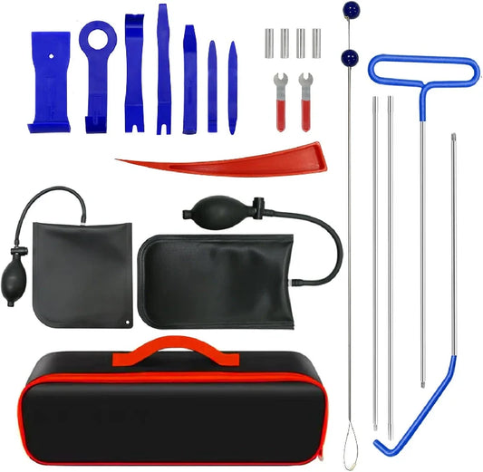 Tekeviss Portable Automotive Tool Set 22 PCS Stainless Steel Assorted 5th Wheel Pin Puller